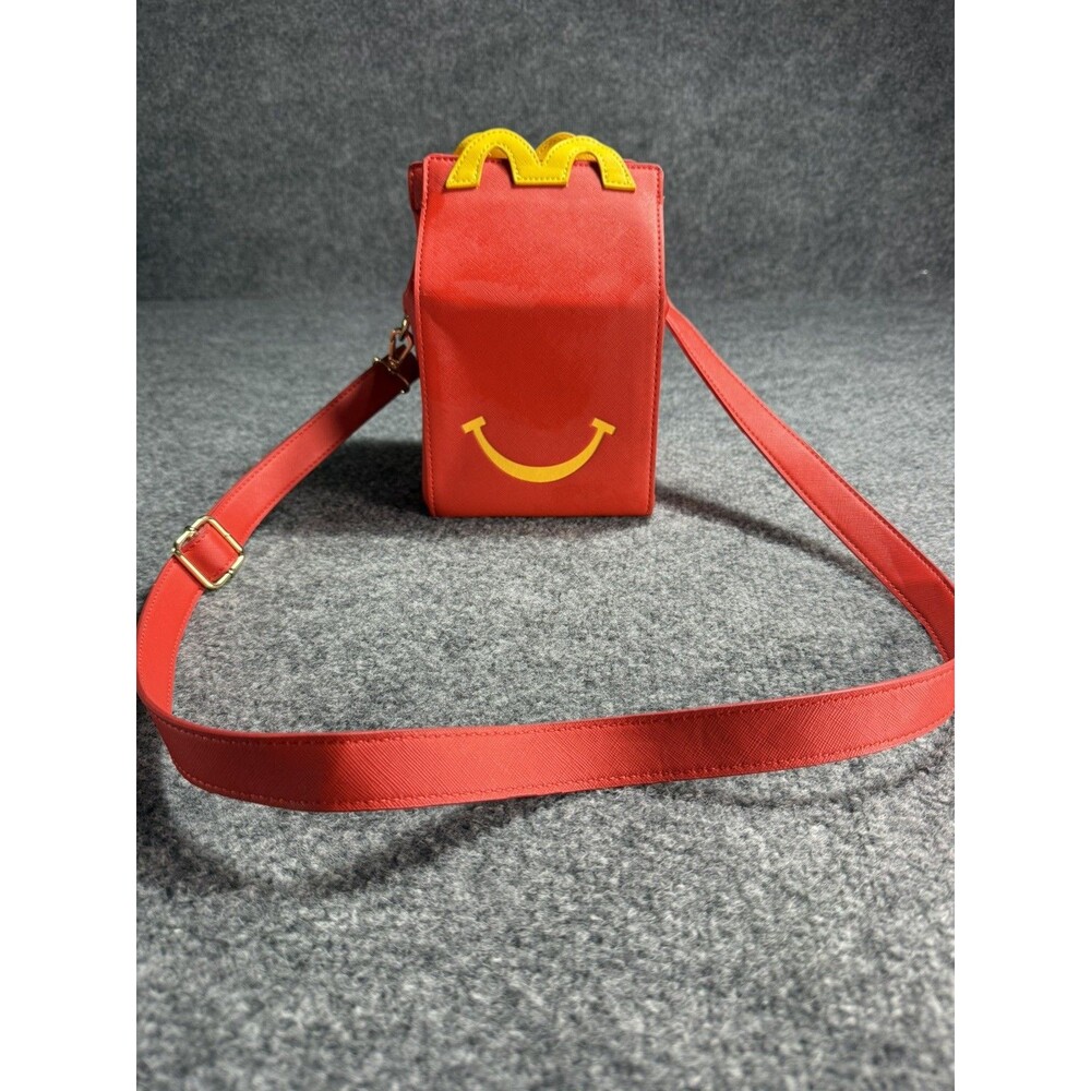 McDonald's Happy Meal Box Crossbody Purse Red Yellow Golden Arches Bag